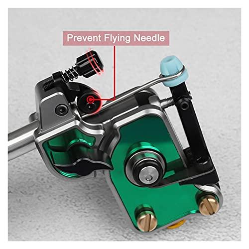 L-SHISM Tattoo Machine Kit Professional Rotary Tattoo Machine 4MM Stroke Custom Motor Powerful Machine Soft Hard Hit Adjuster Tattoo Gun Beginners and Tattoo Artists (Color : Green)