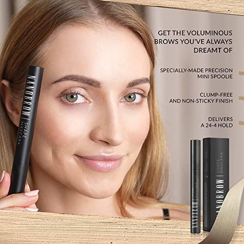 NANOBROW Nanobrow Shape Mascara Light Brown– tinted mascara for eyebrows, perfect brow definition, easy brow styling
