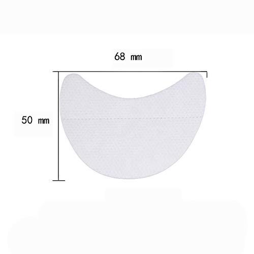 mollensiuer 100 Pcs Eyeshadow Patches White Eyeshadow Protection Pads Eyeshadow Pads Stencils Professional Eyeshadow Protection For Eyelash Extensions, Lip Makeup(S)
