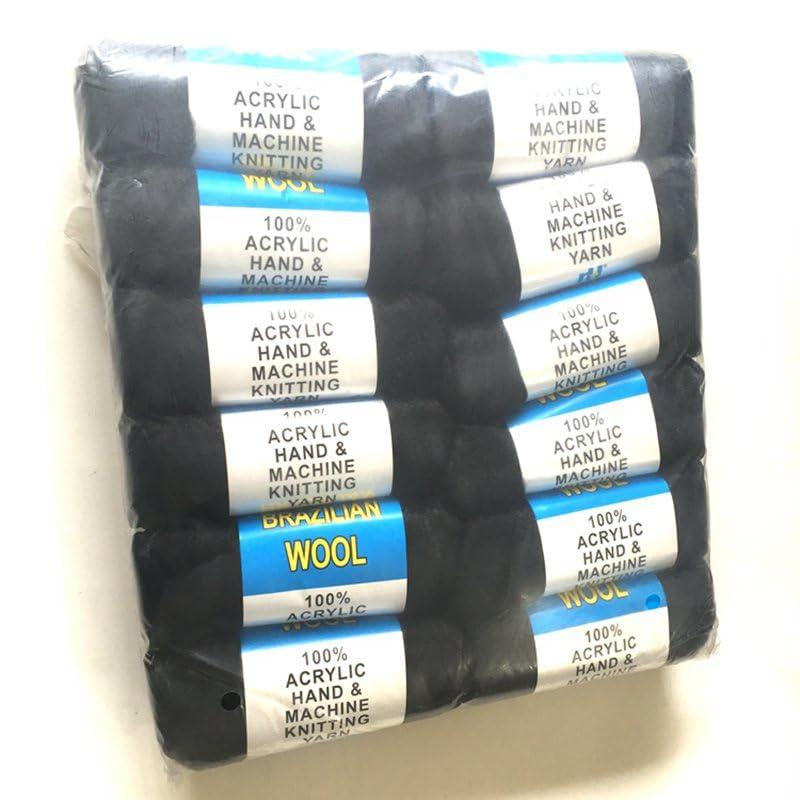 HUFFA HUFFA 70g Brazilian Wool Hair Low Temprature Flame Retardant Synthetic Fiber For Box Braids Making(#Burgundy)