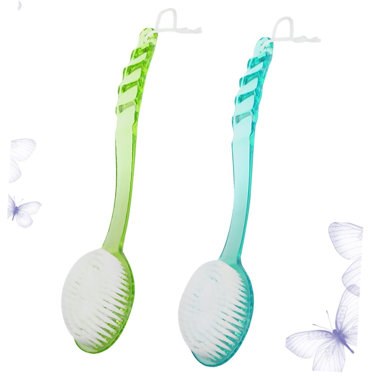 Hemoton Hemoton 2pcs Bath Back Brush Bathtub Overflow Cover Bath Jet for Tub Bathtub Sticker Shower Sponge U Brush Bath Mesh Plug Grout Bathtub Strainer Mats Bathroom Body Brush Shower Cleaning