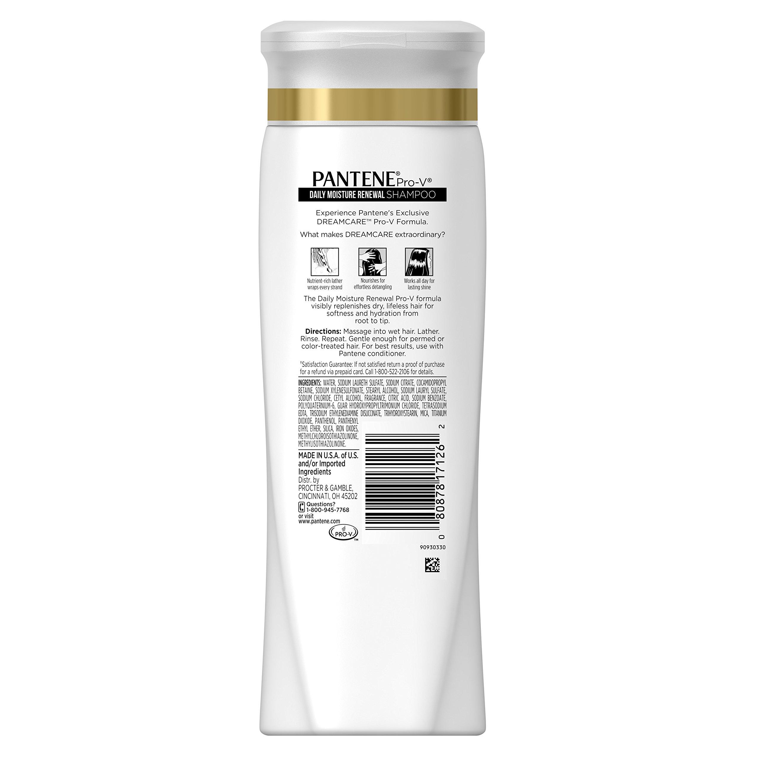 Pantene Pantene Pro-V Shampoo, Daily Moisture Renewal, 12.6 Ounce