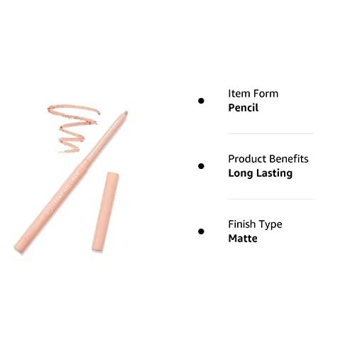 Colourpop Colourpop ColourPop PEACH FUZZ Matte Eyeliner Retractable Pencil Creme Gel (Pastel Peach), 0.2g (0.007 Ounce)