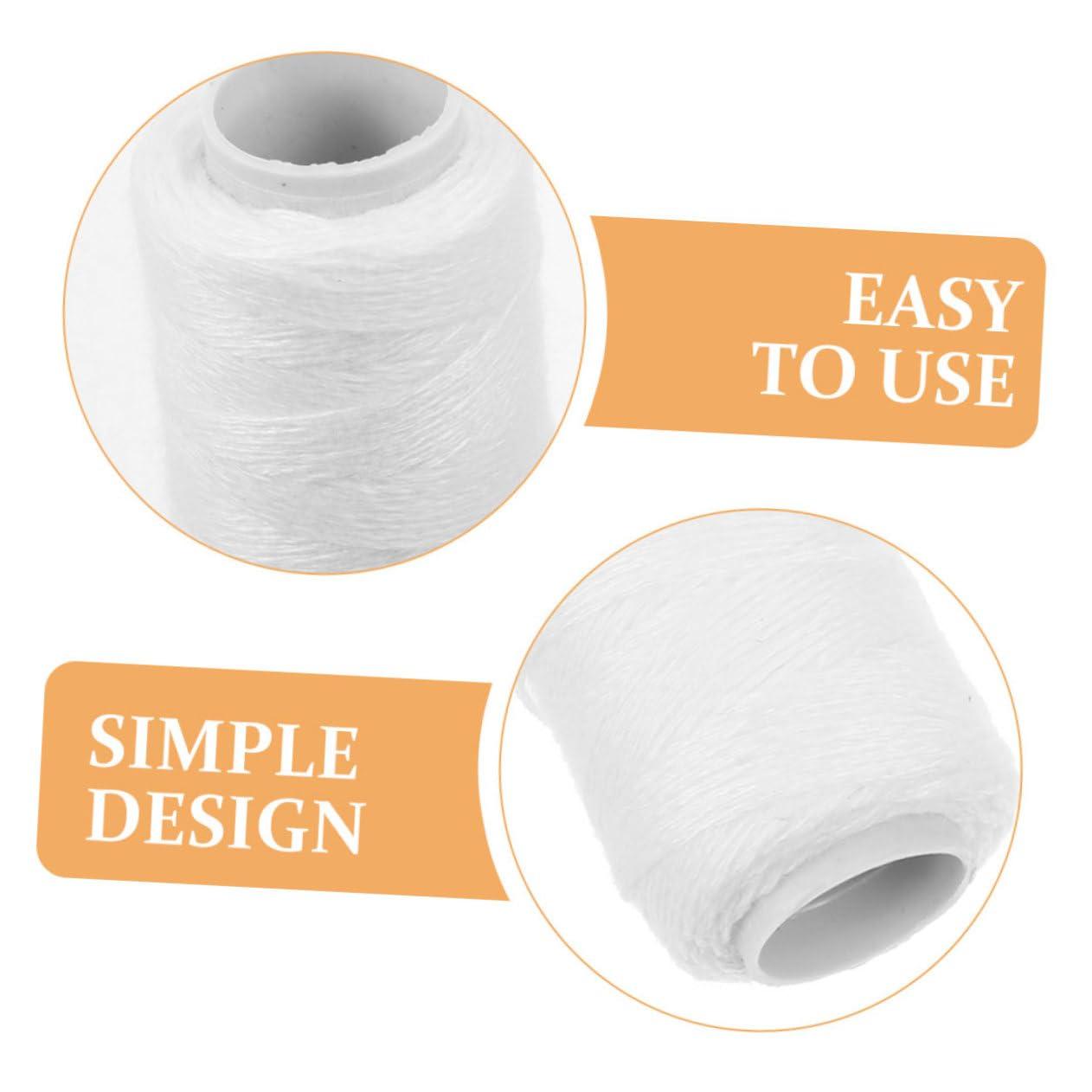 NOLITOY NOLITOY Facial Hair Remover Thread Face Threading Hair Removal Machine Thread 6 Rolls of Soft Cotton for Facial Epilator Threading