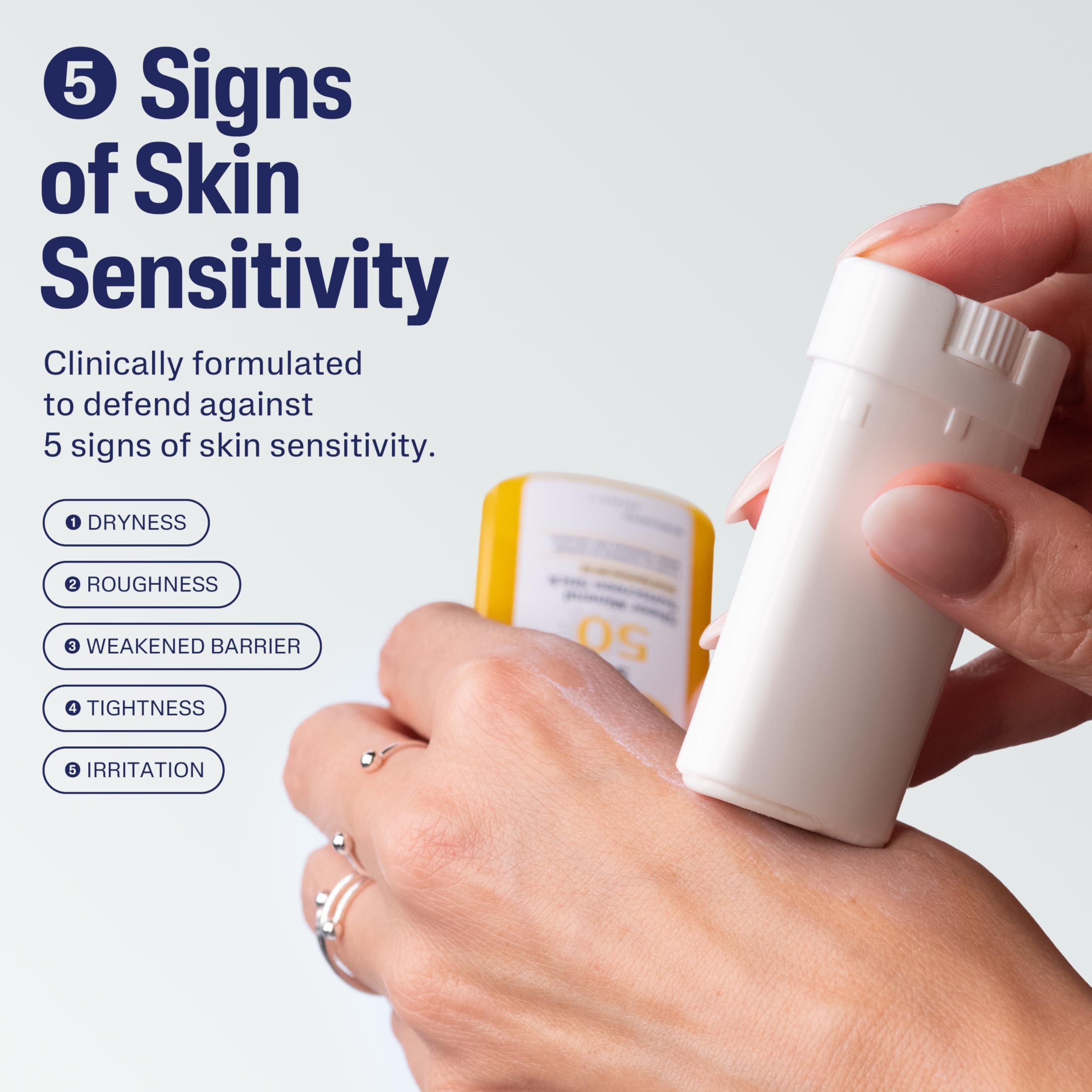 Cetaphil Cetaphil Sheer Mineral Sunscreen Stick for Face & Body, 0.5oz, 100% Mineral Sunscreen: Zinc Oxide & Titanium Dioxide, Broad Spectrum SPF 50, For Sensitive Skin