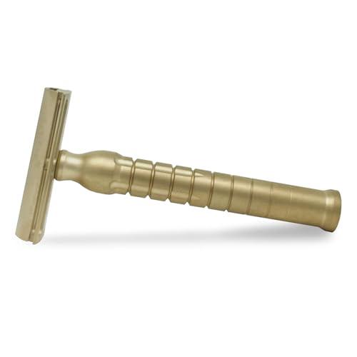 The Goodfellas\' smile The Goodfellas\' Smile Bayonetta Premium Double Edge Safety Razor, 100% Brass, Hand Crafted in Italy, Delivers an Ultra-Smooth Shave
