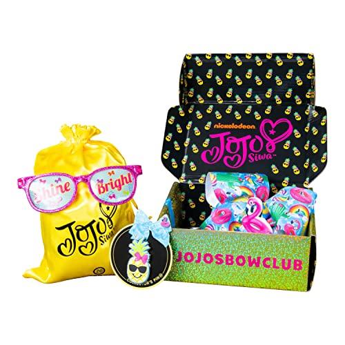 JoJo Siwa Signature Jojo Siwa Bows - Exclusive Bow Collection - Edition #20- One Large Limited Edition Hair Bow & Collectors Pin + Accessories from JOJO SIWAS OFFICIAL BOW CLUB in a giftable box