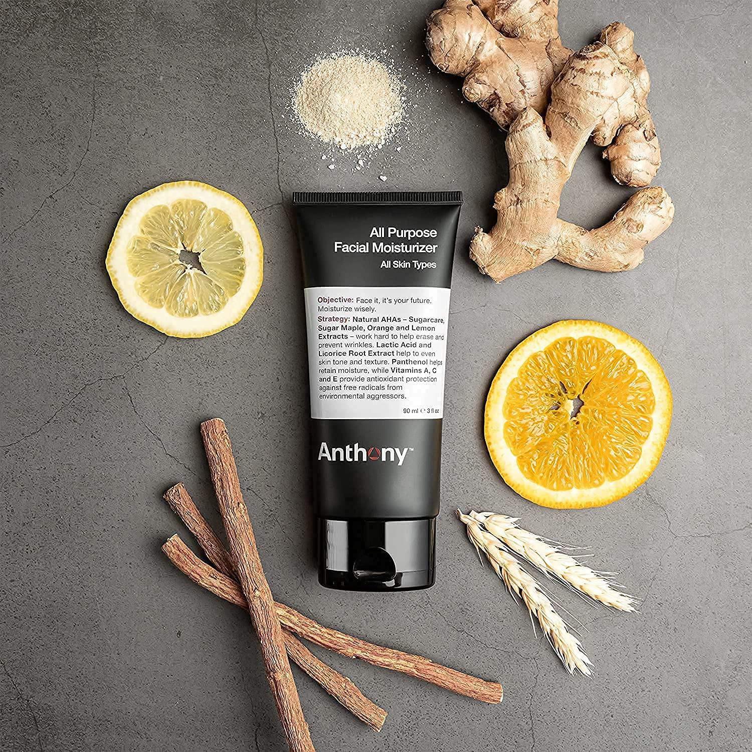 Anthony Anthony Logistics for Men All Purpose Facial Moisturizer, 3 fl. oz.