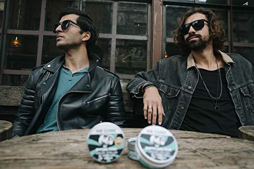 NO GUNK NO GUNK 100% Natural Styling Wax/Pomade for Hair & Beard - Medium Hold - Natural & Organic Ingredients - Styling Funk - Winner, Best Male Hair Product 2018, PURE Beauty Global Awards (Original, 50g)