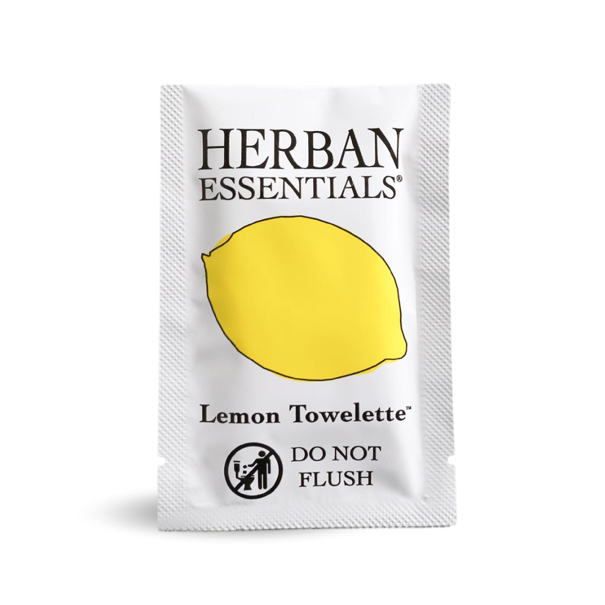 Herban Essentials Herban Essentials - Assorted Wipes & Towelettes - Essential Oil Wipes for Hands, Face and Body - Travel Size Essentials and Toiletries - Natural, Individually Wrapped, Disposable and Moist (20 count)
