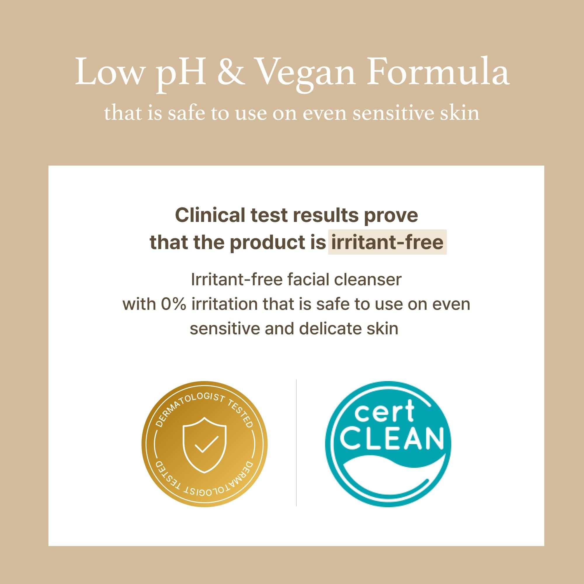 I'm from I'm from Rice Whip Facial Cleanser, low-pH Korean Rice Water Face Wash for sensitive, dry skin, Gentle Face Wash for Hydrating & Moisturizing, Creamy Lather, Makeup Remover (5.07 Fl Oz)