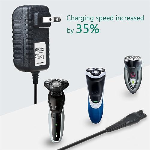 Dysead Dysead AC/DC Adapter Compatible with 6886XL 6887XL 6890XL 6891XL 7000 Series, 7110X,7610X 7616X 7617X 7735X Razor Shaver 15V 5.4W 4.5W Power Supply Cord Cable Battery Charger Mains PSU