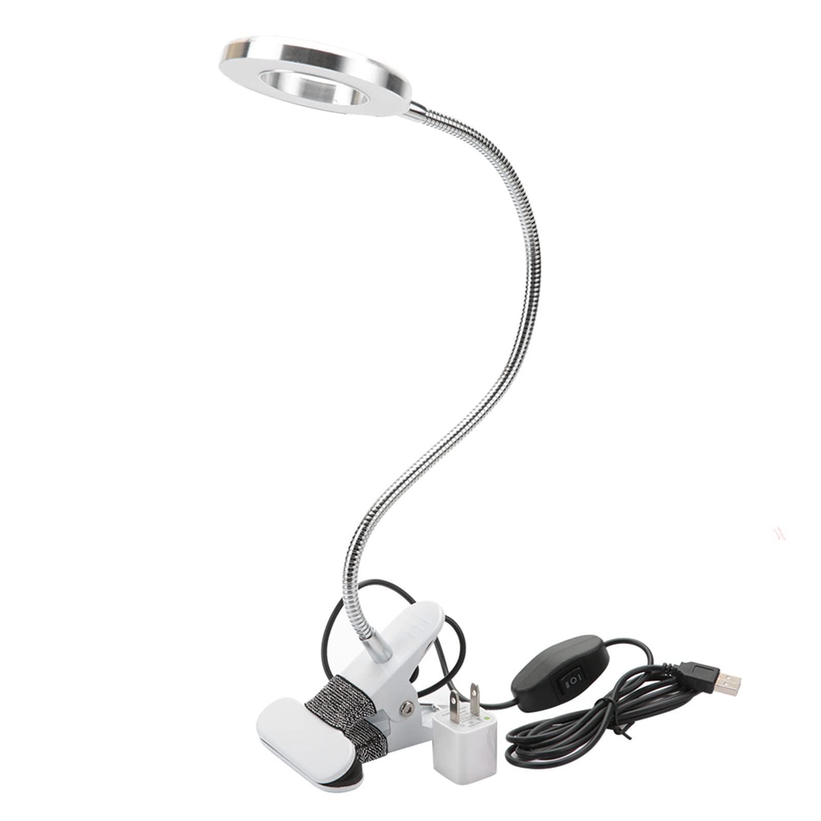 NSXAYIWE NSXAYIWE Lash Light, Portable Tattoo Eyebrow Tattoo Light Beauty Eyelash Lamp Desktop Led Lights with Clip USB Nail Art Cosmetic Tools for Salon