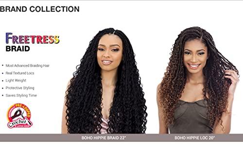 S-BEAUTY BOHO HIPPIE LOC 20" (4 Medium Brown) - Freetress Synthetic Crochet Braiding Hair