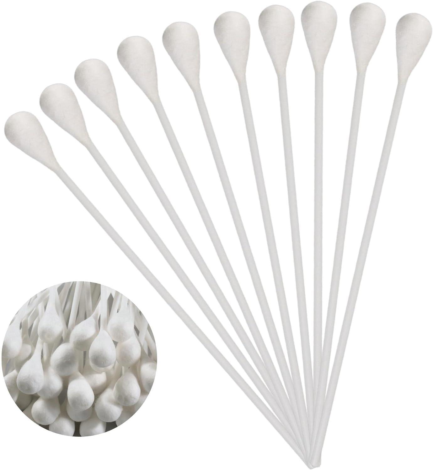 AmeriCan Goods AmeriCan Goods 50/pk OB/GYN Swabs Rayon Tipped Applicators 8\"(20cm) Plastic Shaft Latex-Free Non Sterile Autoclavable Above 250F