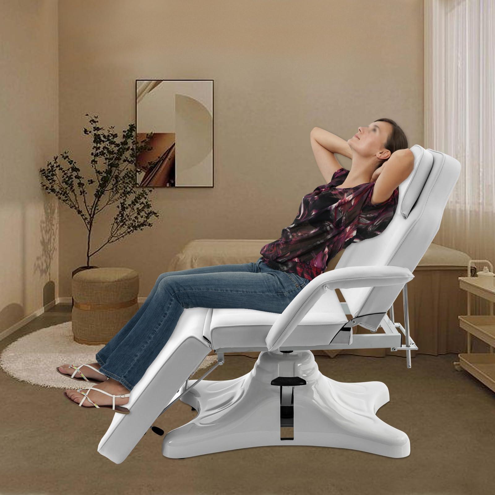 Vintoro Chair,Salon Beauty Professional Facial Tabel Bed Chair,Massage Table Spa Bed Lash Bed Portable,Massaging Tables for Barber Face Beauty Updated Facial Beds and Tattoo Chairs with Stool,Multi-Purpose