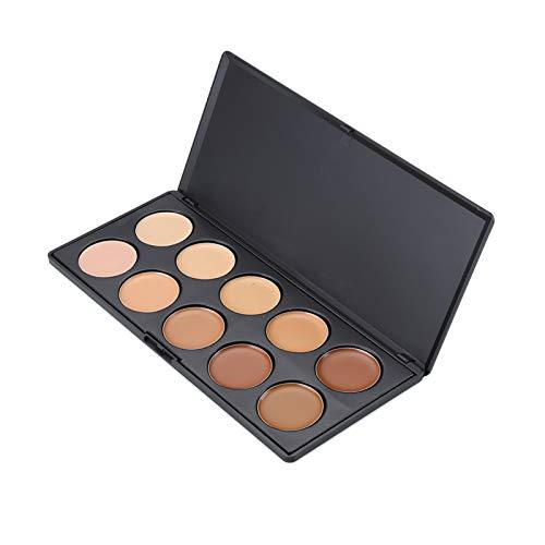 Vodisa Vodisa 10 Colour Makeup Contour Palette-Cream Concealer Kit- Blemish Face Contouring Highlighter Palette- Sleek Cosmetics Base Foundation Beauty Make up Cream Makeup Blemish Pallet