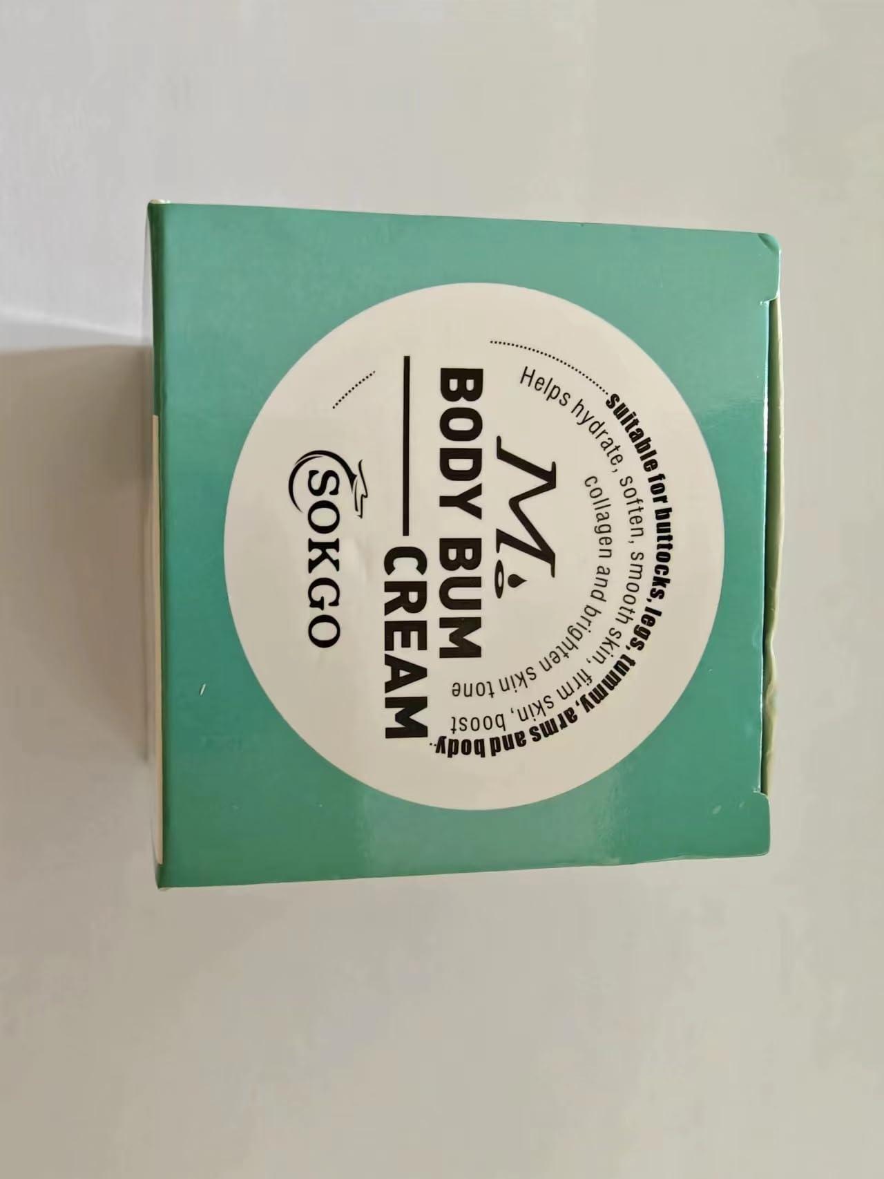 Loske Bum Cream, Thigh and Butt Firming Body Cream, Moisturizing, Smoothening Butt Cream for Women, Lifted and Firm Tightens Skin (Caramelized coconut smell)