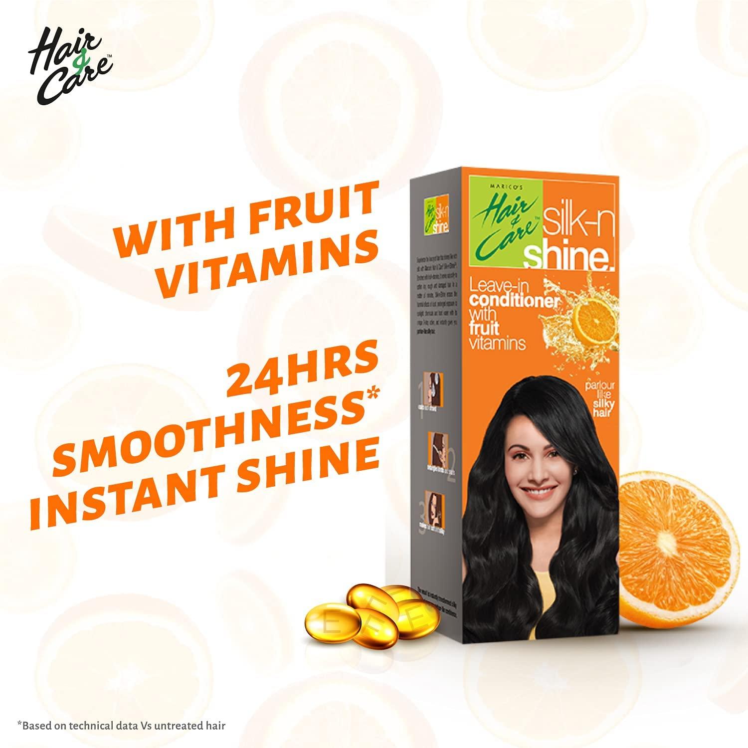 Generic Generic Hair- &- Care Silk-N Shine Serum With Fruit Vitamins, 100 Ml, Pack of 1, Clear