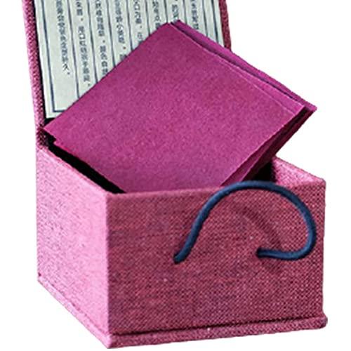 SHENGSHIYU SHENGSHIYU 12pcs Ancient Chinese Style Red Lip Paper Bite Paper Classic Makeup Rouge Moisturizing Lipstick Sexy Red Lip Beauty Cosmetics,Wife, Women,RoseRed-5X5cm