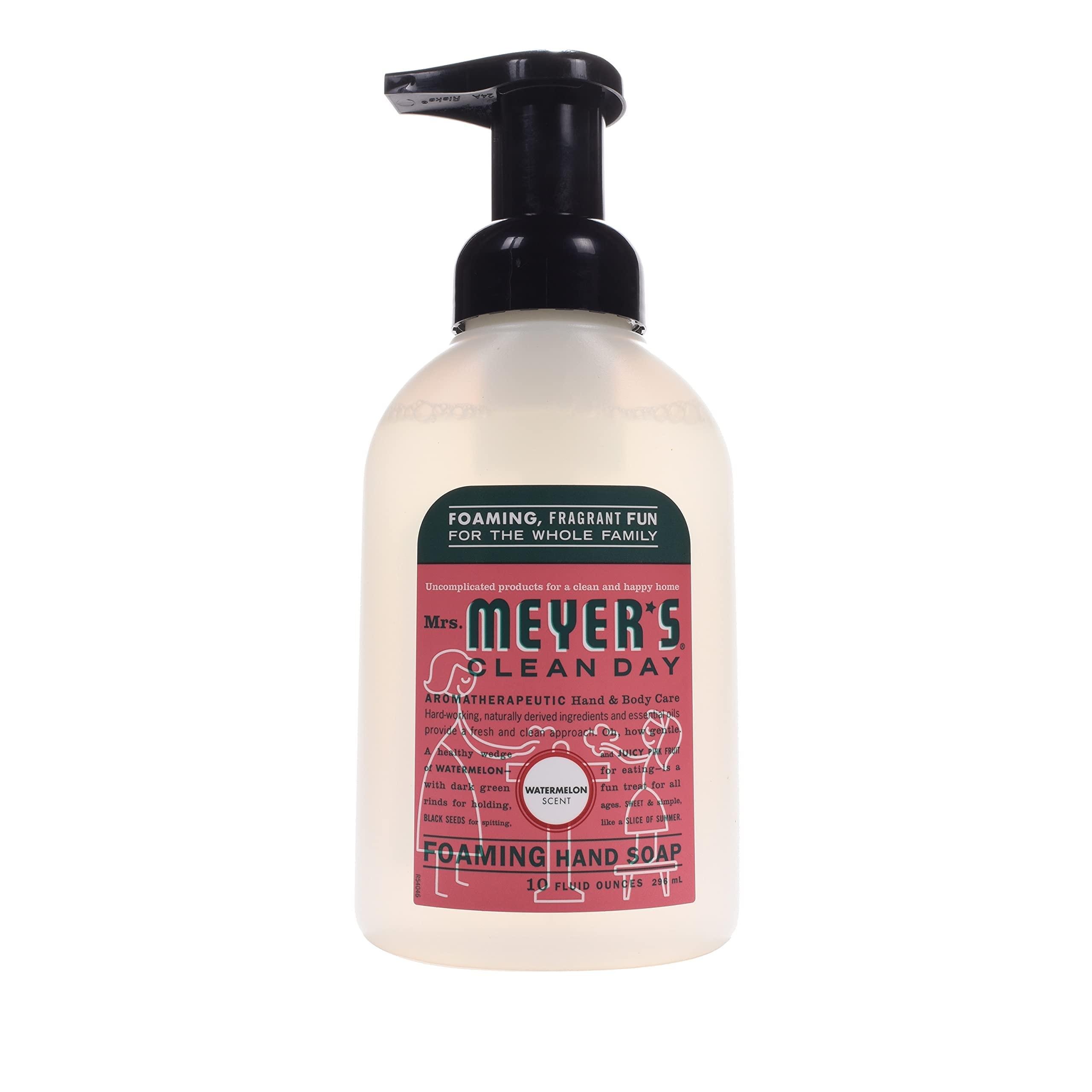 MRS. MEYER'S CLEAN DAY MRS. MEYER'S CLEAN DAY Foaming Hand Soap, Watermelon, 10 OZ (Pack - 4)