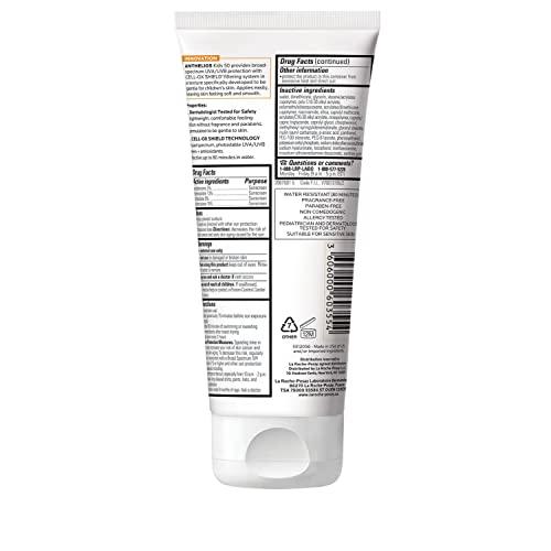 La Roche-Posay La Roche-Posay Anthelios Kids Gentle Lotion Sunscreen SPF 50, Broad Spectrum SPF + Antioxidants, Sunscreen For Kids, Octinoxate & Oxybenzone-Free, Pediatrician Tested, Non Comedogenic, Oil Free