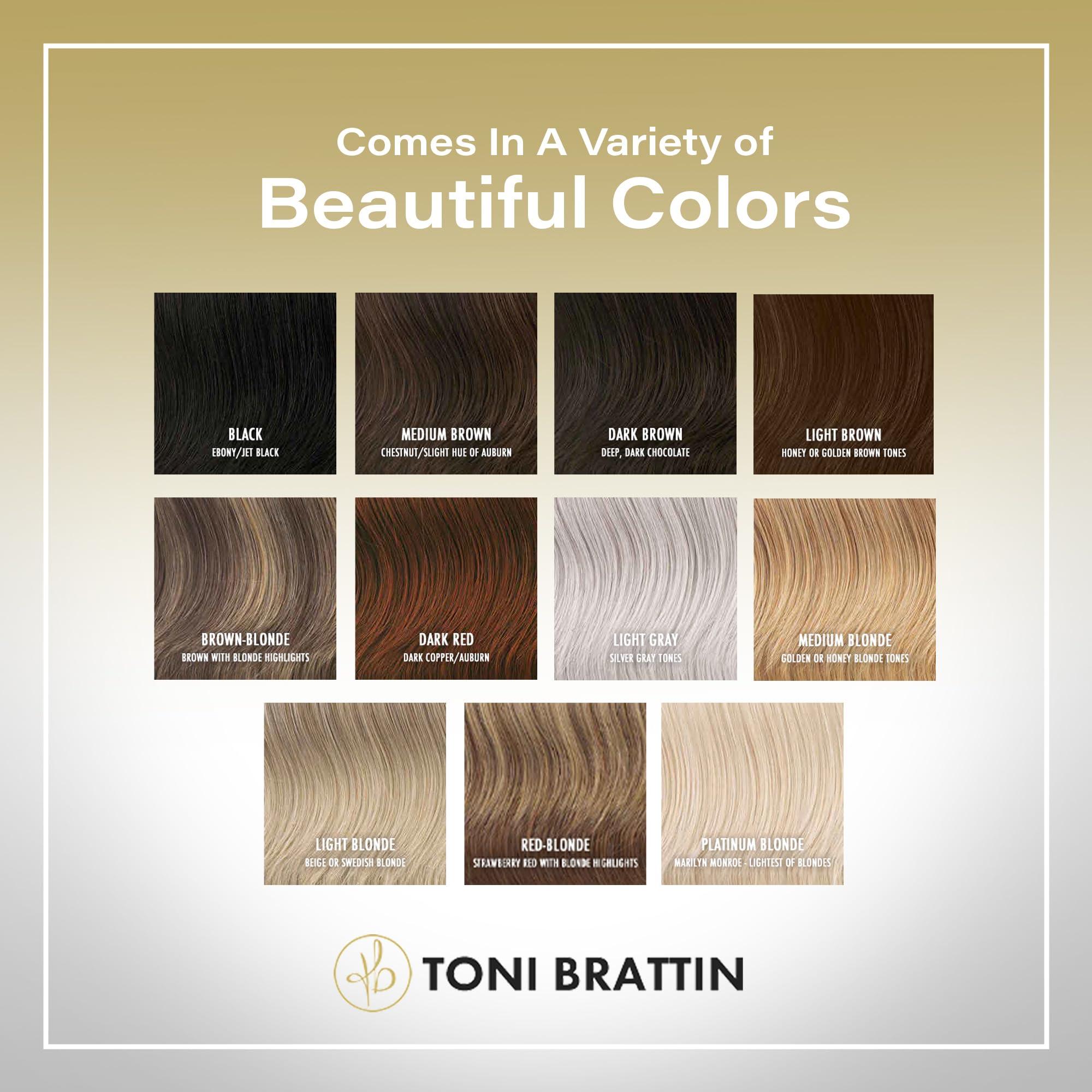 Toni Brattin Tan Secret Toni Brattin Prestigious Wig - Short & Classic Hairstyle with Subtle Layering & Tampered Edges - Heat-Friendly Fiber Looks & Feels like Natural Hair - Adjustable & Comfortable (Medium Blonde, Regular)
