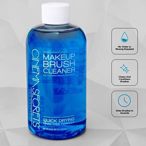 CINEMA SECRETS Cinema Secrets Professional Makeup Brush Cleaner Kit, 8 fl oz, Vanilla