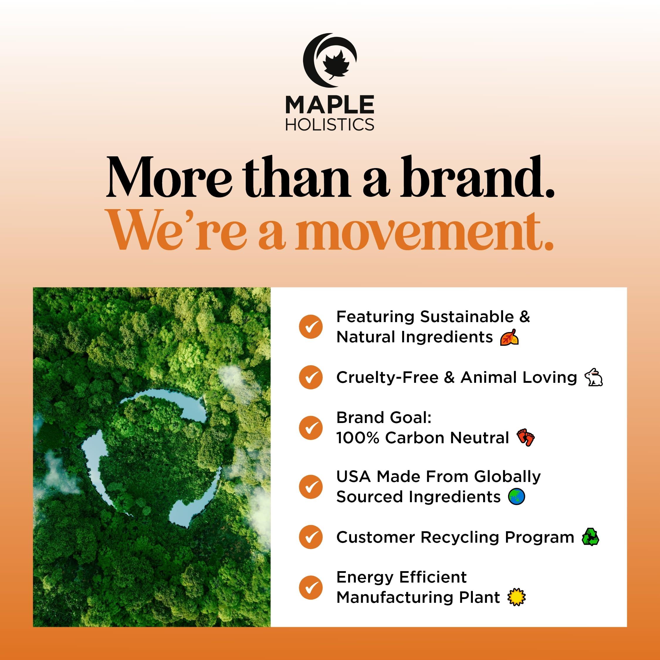 Maple Holistics USDA Organic Pumpkin Seed Oil - 100% Pure Pumpkin Seed Oil for Hair Growth Dry Skin and Anti Aging Face Oil - Organic Hair Oil for Dry Damaged Hair and Growth - Virgin Cold Pressed & Unrefined (4oz)