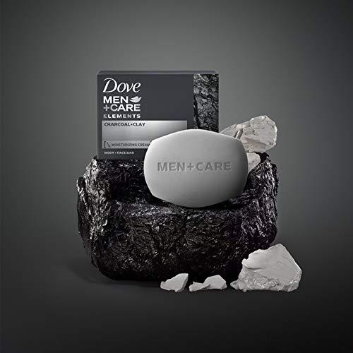 DOVE MEN + CARE Dove Men+Care Elements Body and Face Bar Charcoal + Clay 4 oz, 4 Bar