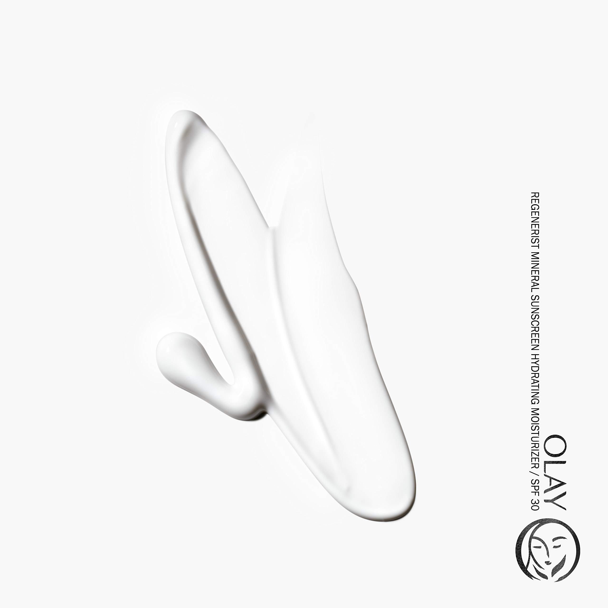 Olay Olay Regenerist Mineral Sunscreen Face Moisturizer, Zinc Oxide, SPF 30, 1.7 Oz