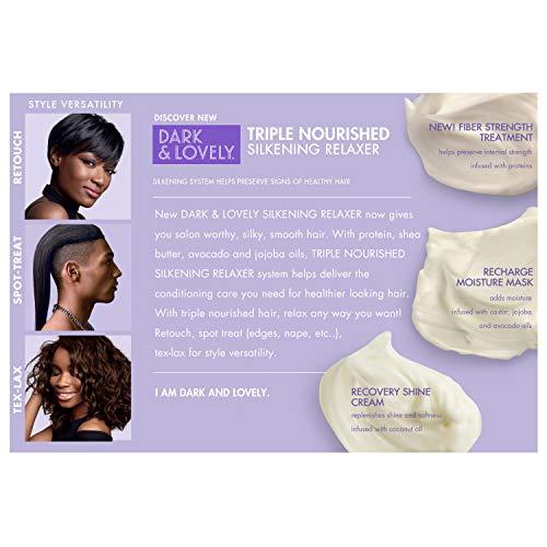 Soft-Sheen Carson SoftSheen-Carson Dark and Lovely Triple Nourished Silkening No-Lye Relaxer with Shea Butter, Super