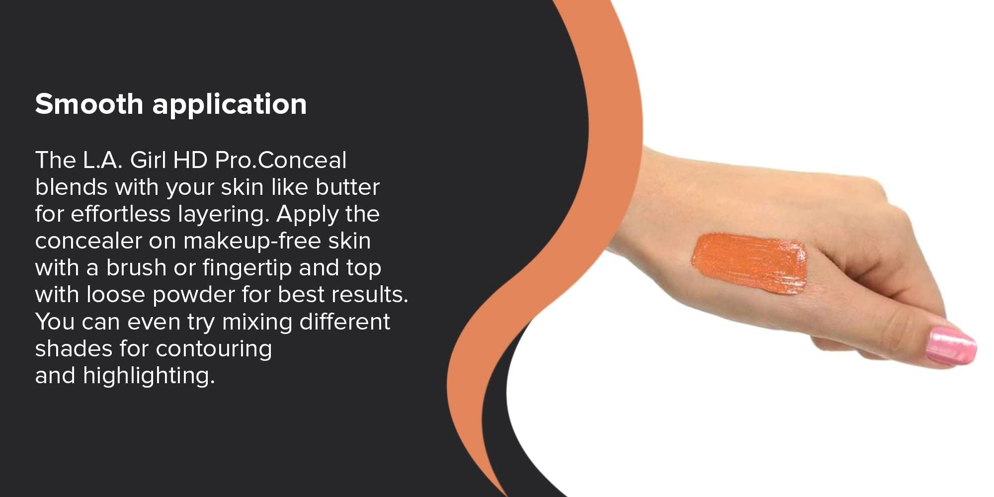 L.A. Girl L.A. Girl Pro Conceal HD Concealer,0.28 Ounce (Orange Corrector)