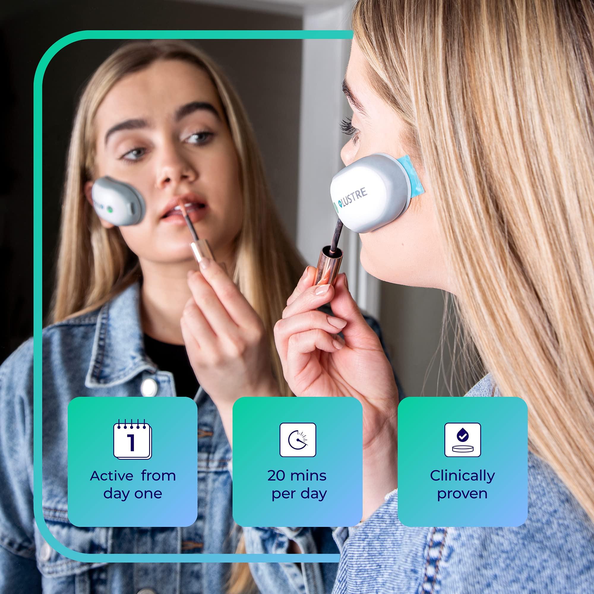 Lustre ClearSkin LUSTRE ClearSkin Solo - Blue Light Acne Treatment Device, UV-Free & Wireless | LED Therapy for Face and Body Acne, Spots and Blemishes |