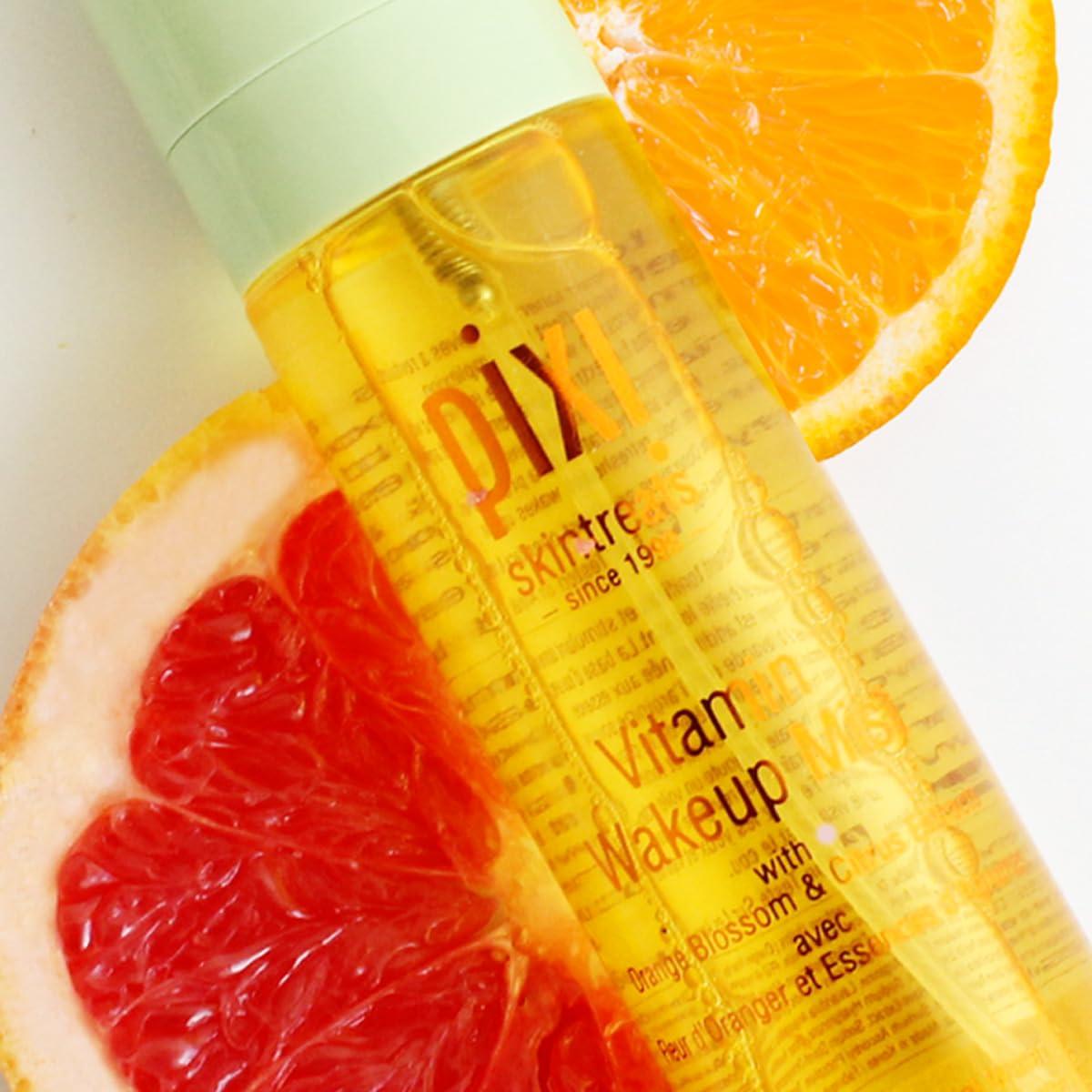 Pixi Pixi Vitamin-C Wakeup Mist | Helps Cool, Refresh, and Wake Up Skin | Adds Hydration | Boosting Treatment Toner 2.7ml / 80ml