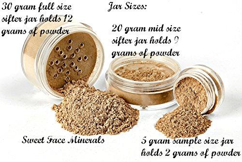 Sweet Face Minerals ULTIMATE KIT (FAIR 2) Full Size Mineral Makeup Set Matte Foundation Kit Bare Face Sheer Powder Cover