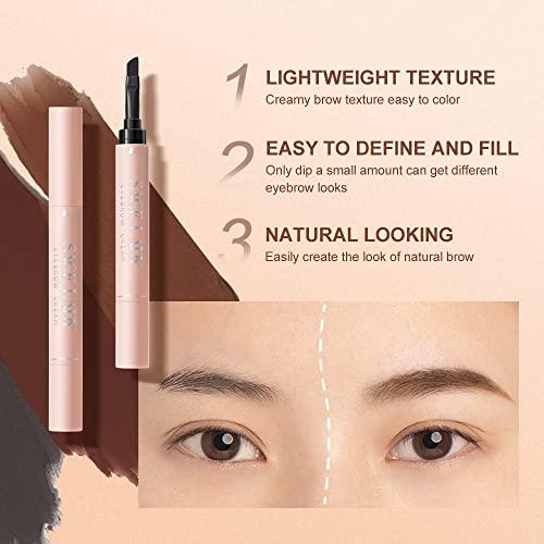 SACE LADY SACE LADY Eye Make Up Set Waterproof Eyebrow Gel with Brow Brushes+ Eyebrow Powder Cream, Long Lasting Pigmented Eye Brow Tinted Corrector Makeup Kit