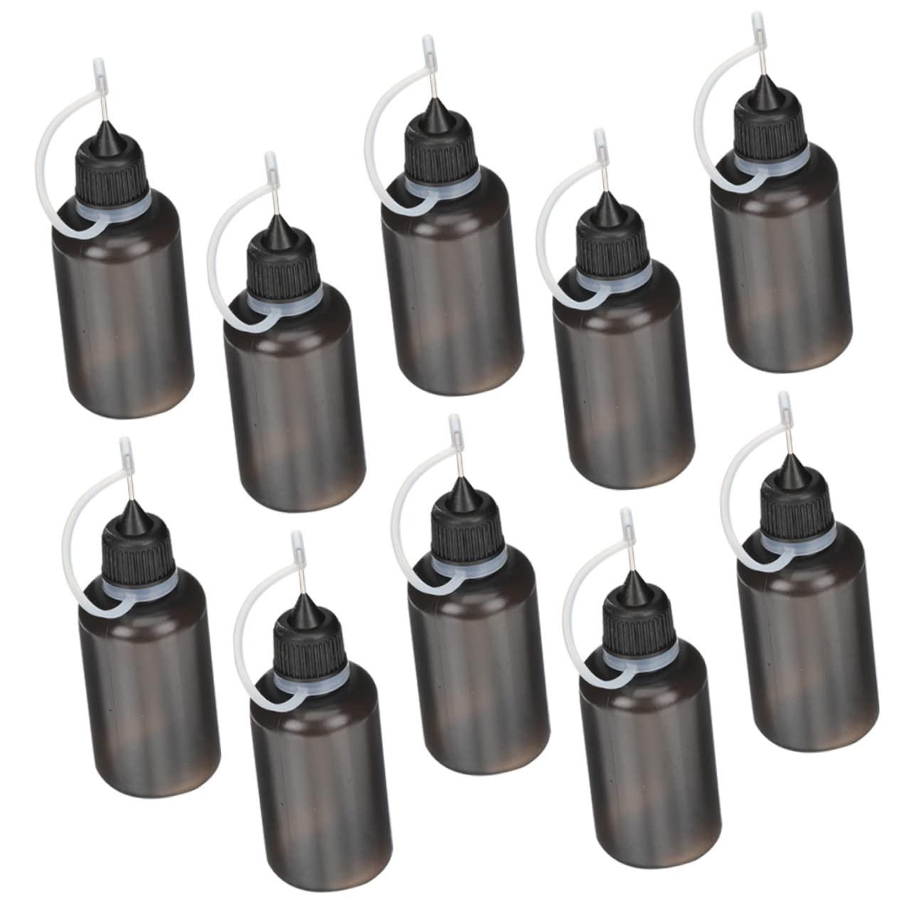 FOMIYES FOMIYES 50 Pcs Sharp Mouth Oil Bottle Squeeze Bottles Paint Bottles Precision Tip Applicator Bottles Needle Glue Bottles Needles Ink Bottle Squeeze Bottle Oil Precision Bottle