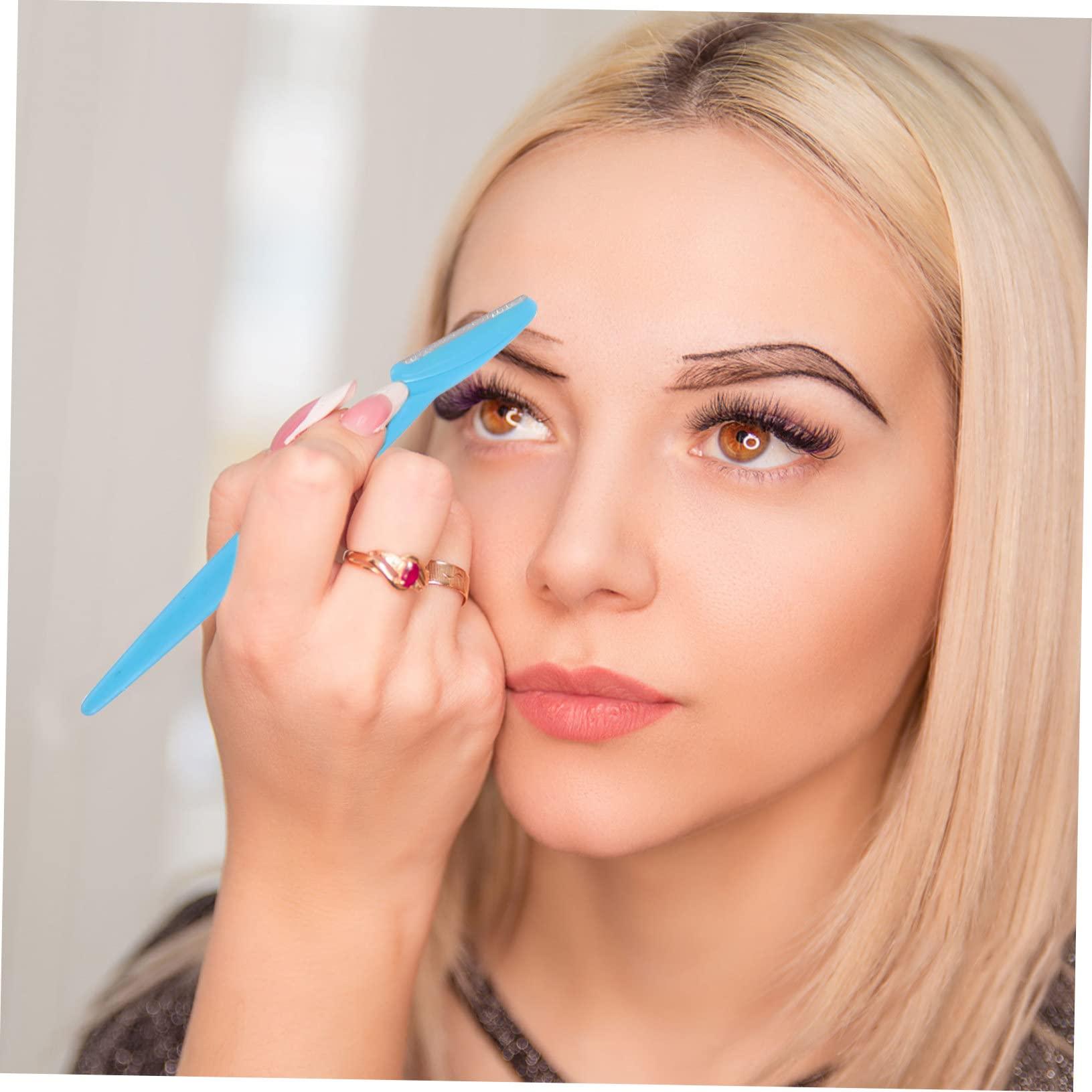 SOESFOUFU SOESFOUFU Professional Safety Hair Removal Tool 4pcs Facial Hair Epilator with Eyebrow Trimmer No Chemicals Smooth Skin