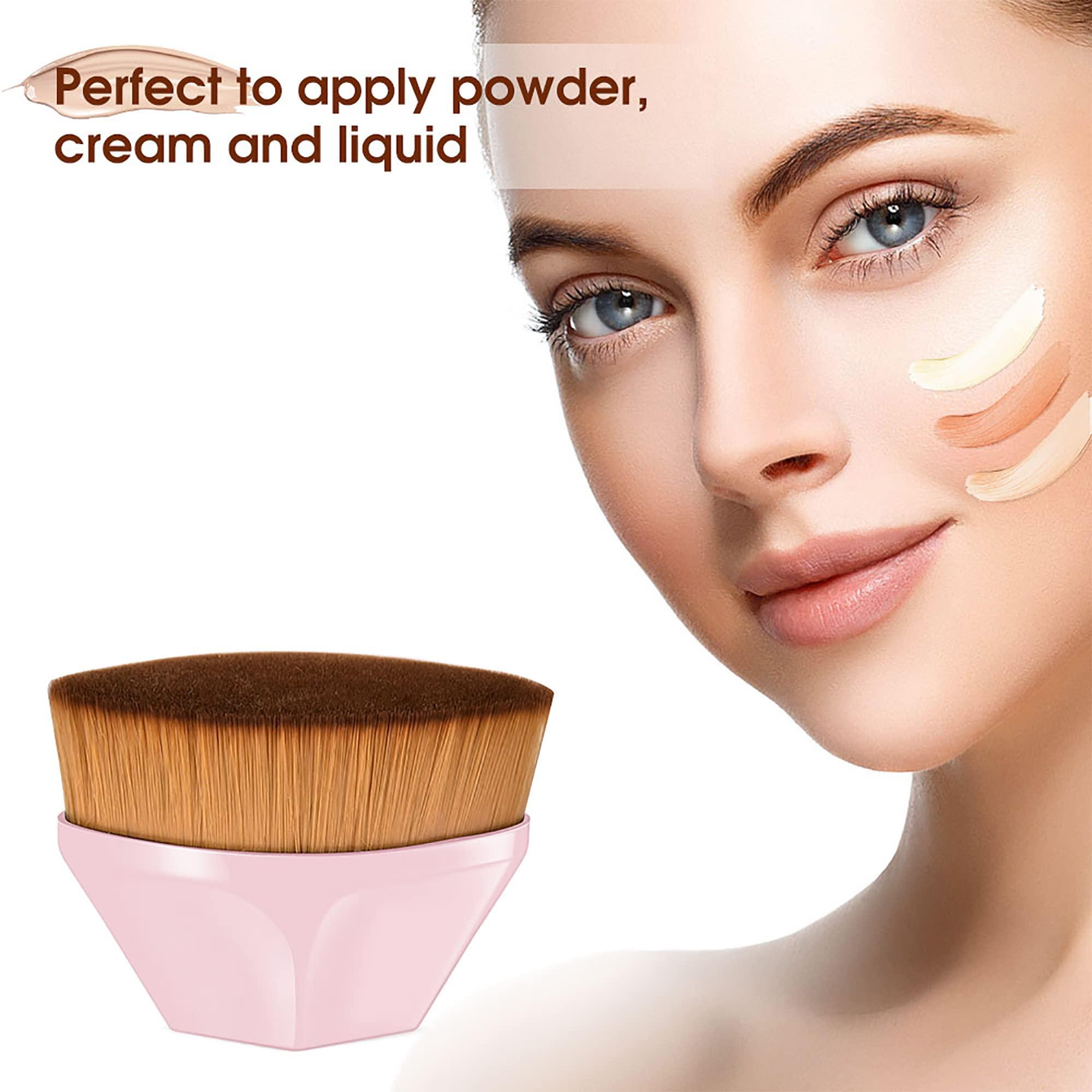 TUKEFEV TUKEFEV Kabuki Makeup Brushes Beauty Powder Face Foundation Brush Portable Professional Set Eye Face Cosmetic Large Soft Base Foundation Makeup Brush