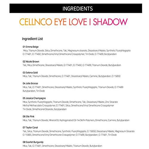 CELLNCO CELLNCO Eye Love Shadow, Taylor Coral, 20 Count