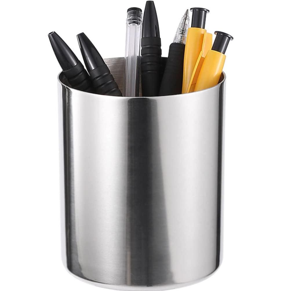 Operitacx Operitacx Metal Makeup Brush Holder Makeup Brush Organizer Makeup Brush Holder for Vanity Pen Organizer Makeup Organizer Pencil Holder Vanity Organizer Skin Care Product Holder Pen Container