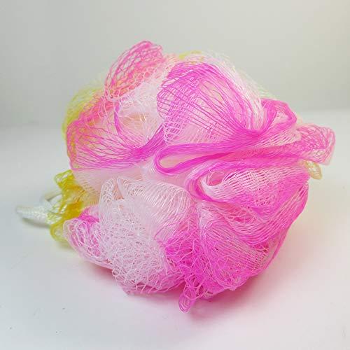 AllTopBargains 8 Bath Shower Puff Sponges Loofah Mesh Ball Exfoliating Body Brush Scrubber Wash