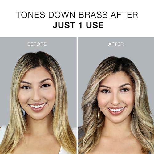 Clairol Professional Clairol Professional Shimmer Lights Purple Conditioner, 31.5 fl. Oz Neutralizes Brass & Yellow Tones For Blonde, Silver, Gray & Highlighted Hair Packaging May Vary