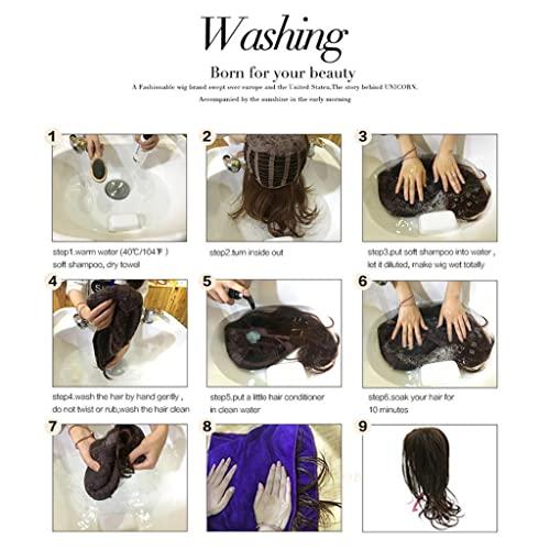 Jojomis Jojomis 6 Inch Human Hair Wig Real Short Stylish Wig with