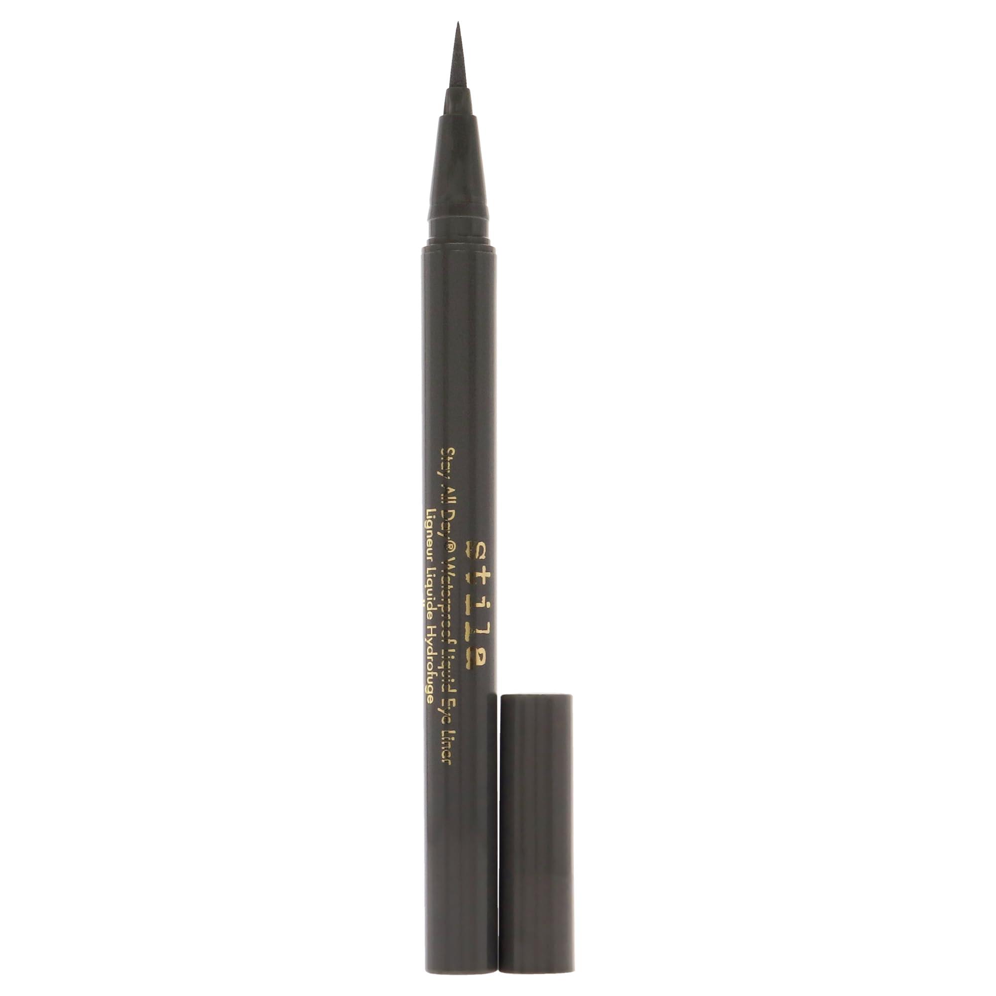 stila stila Waterproof Liquid Eye Liner, Stay All Day Makeup with Fine Brush Tip | Lasting Satin Finish, Smudge-Proof & Transfer-Resistant