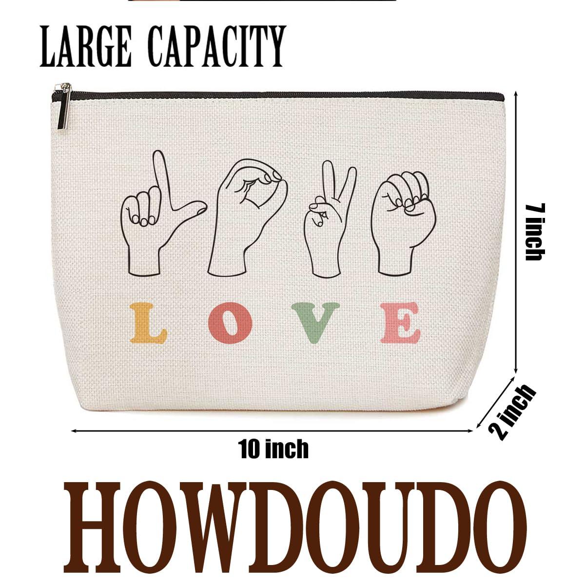 Lovdazzles Speech Therapy Gifts Speech Pathologist Gifts SLP Gifts Makeup Bag Gifts for Speech Therapists Cosmetic Bag Birthday Christmas Thank You Gifts for Women Her Speech Language Pathologist Her Coworker