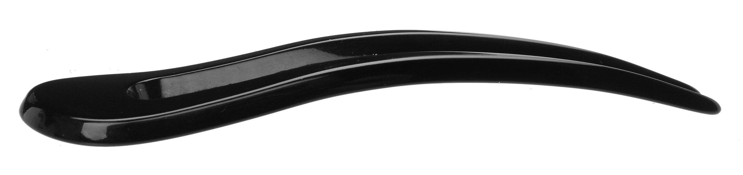 France Luxe France Luxe Long Tooth Chignon Pin - Black One Size