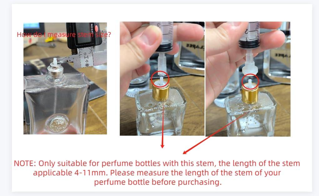 MUB MUB 5 Packs 10ml Plastic Measuring Syringe With 5 Injector Kit, No Needle Perfume Dispenser Pump Perfume Refill Tool Perfume Decanting Supplies for Travel Empty Perfume Bottles
