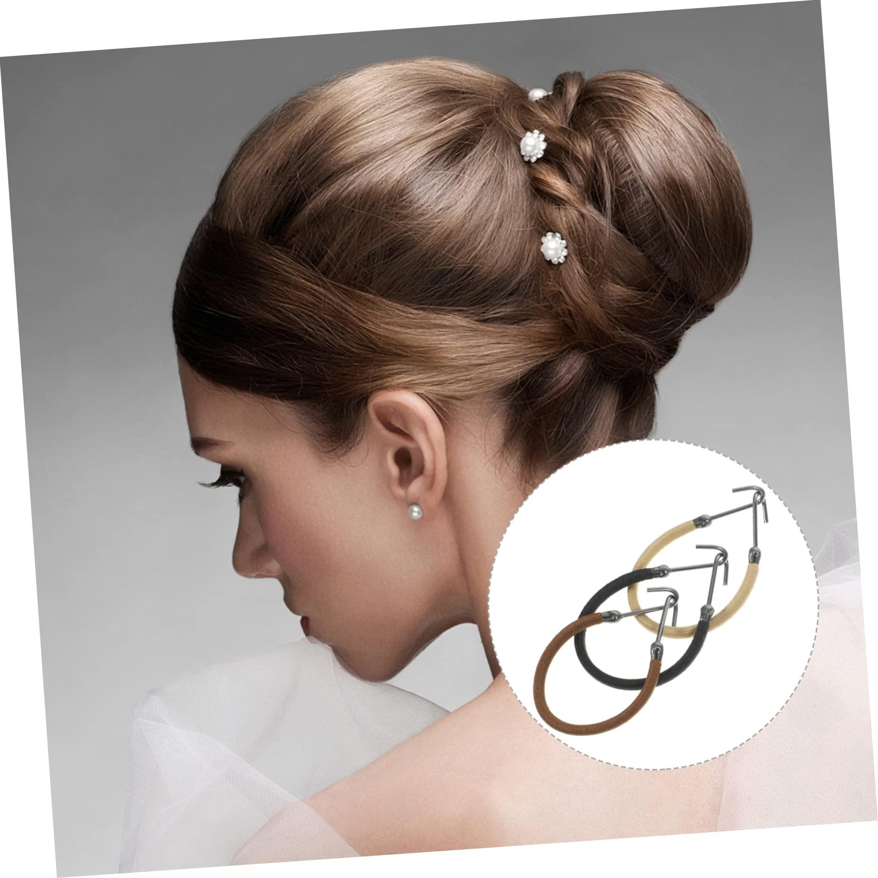 Abaodam Abaodam 75 Pcs Hair Tie Ponytail Holders Hook Ponytail Holders Tie Hair Hook Styling Ponytail Holder Hair Bungee Hair Styling Accessories Ponytail Holders Cord Metal Bride Bulk Headgear